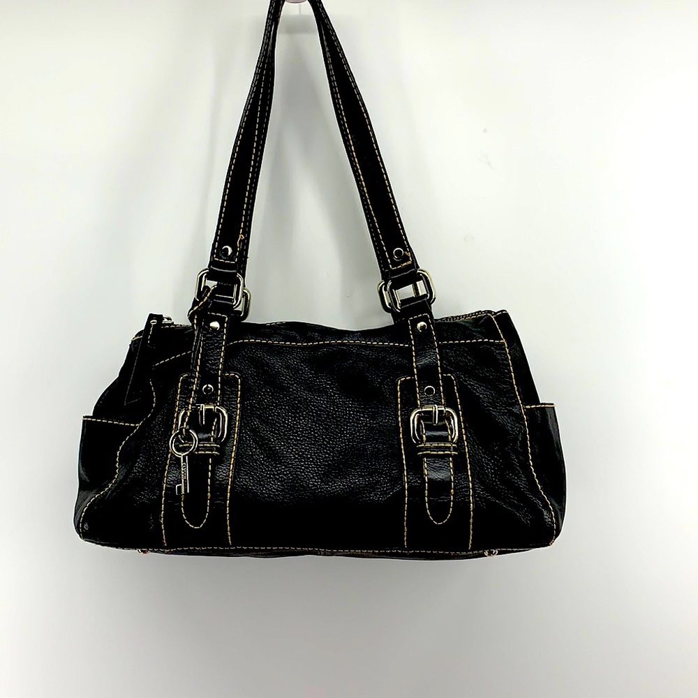 FOSSIL Black Leather Satchel